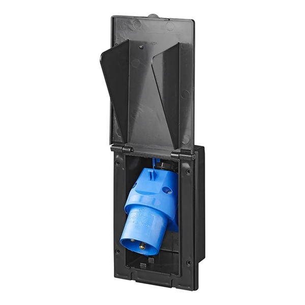 Inbyggt uttag rektangulärt 220V CEE