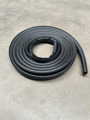 Tätningslist Gaskasse svart profil till Hobby