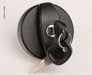 Vattentanklock med nyckel - svart