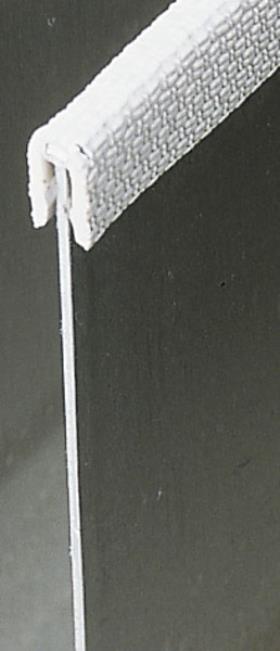 Kantskyddsprofil - klämyta liten - svart - 10 m
