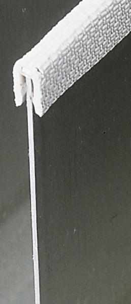 Kantskyddsprofil - klämyta liten - svart - 10 m