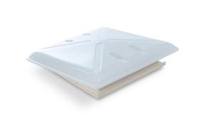 MPK TAKLUCKAN INTERIÖR GRÅ 400 X 400 MM FROSTAT GLAS, MED MYGGNÄT OCH PERSINER