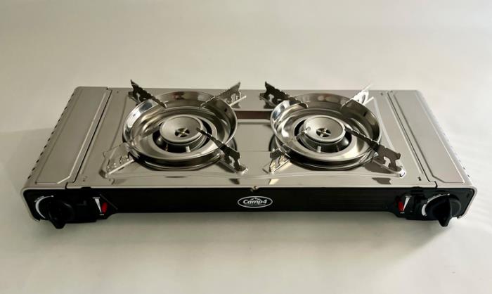 Camp 4 Gaspatronspis GOURMET 2 brännare med tändsäkring