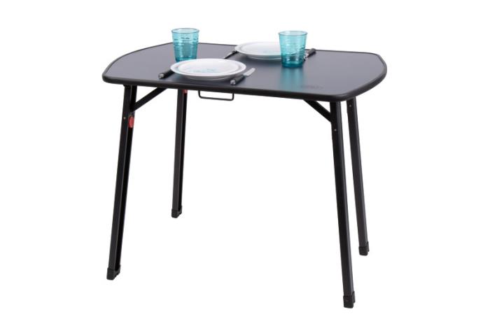 Campingbord Bustisch Multi Dark, väderbeständigt 90x60x74cm